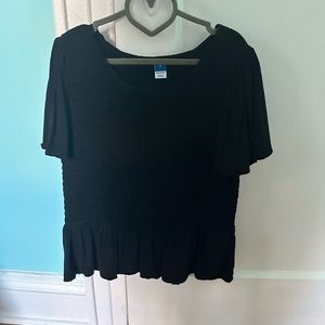 Women’s black blouse